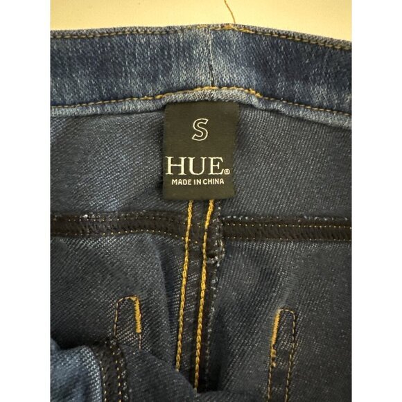 Hue Blue Denim Leggings/Jeggings Size Small - Picture 6 of 6